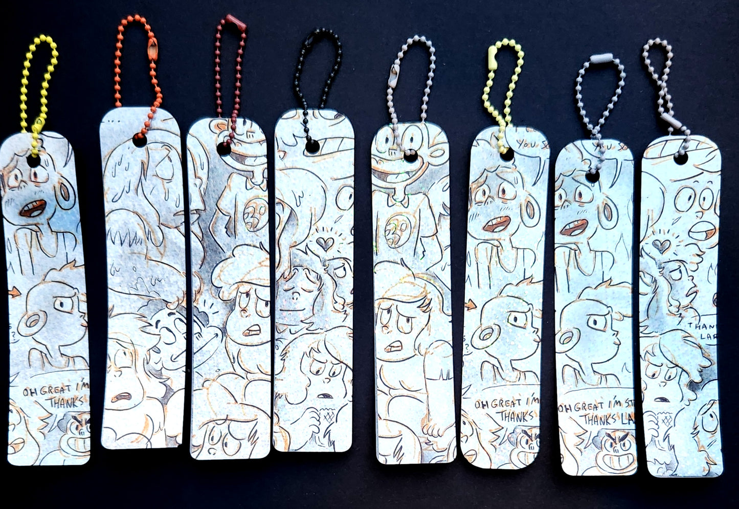 BOOKMARKS: Mini Holo 5.5" Bookmarks (3 For $20)