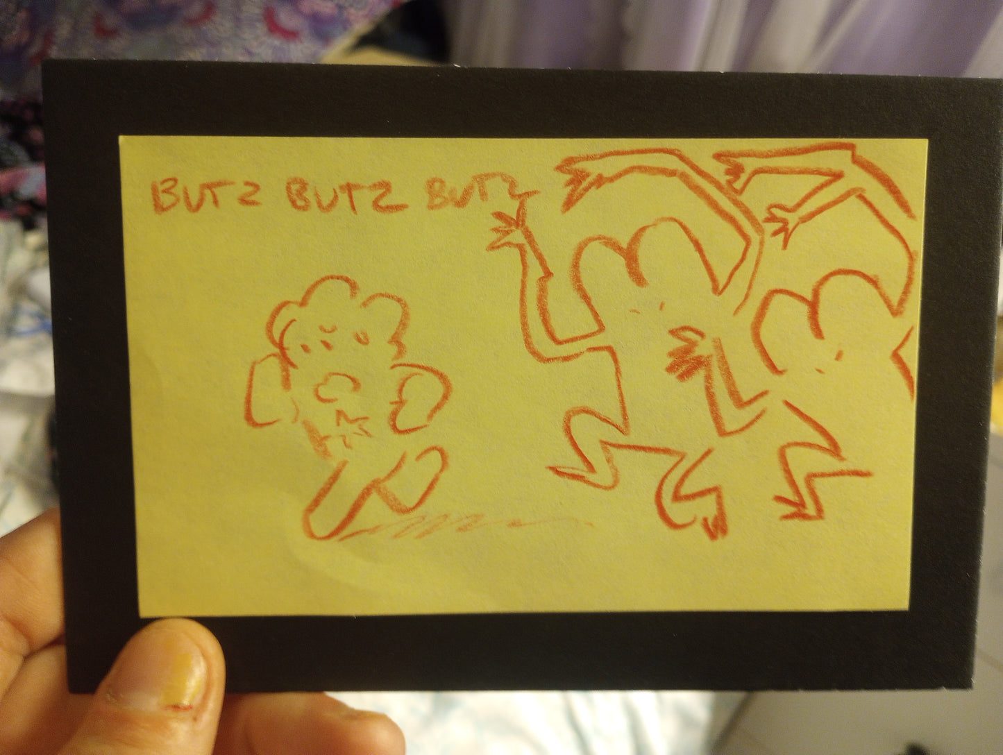 SU "Buttz No.1" Cluster Mutant Drawing by Danny Hynes