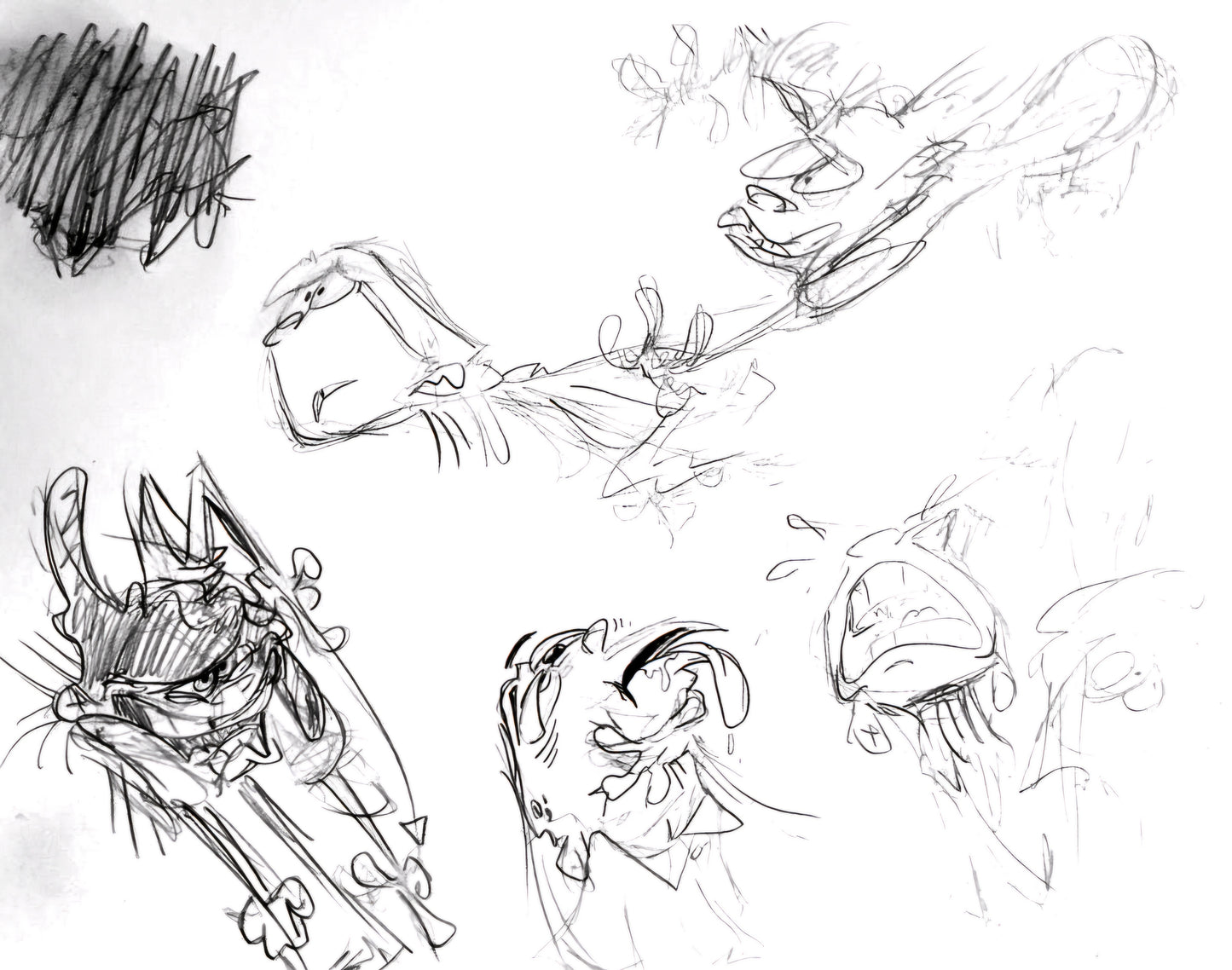 EEnE "Emotional Dees" Warm Up Drawings By Raven Molisee