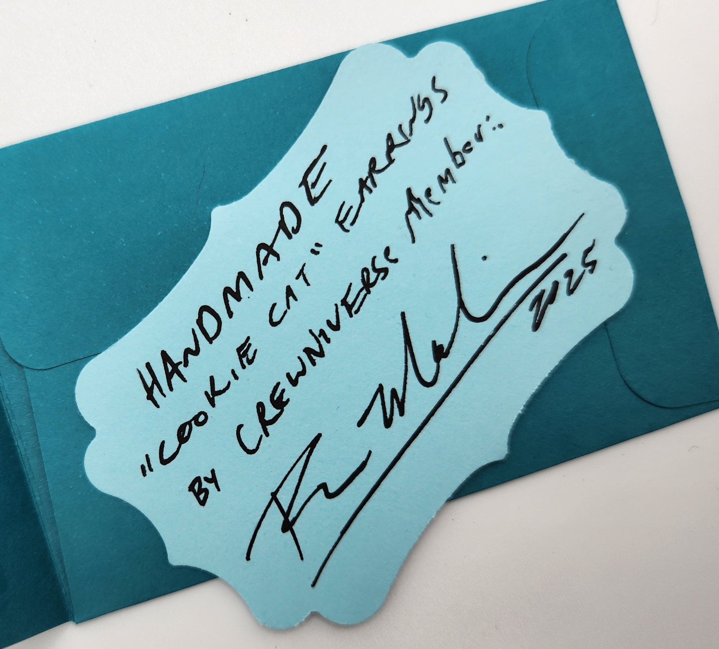 SU "Cookie Cat" Earrings w/Certificate of Authenticity