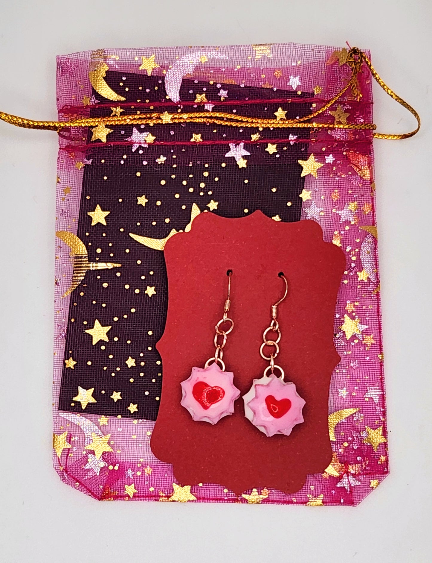 Valentine's Day Earrings w/Certificate of Authenticity