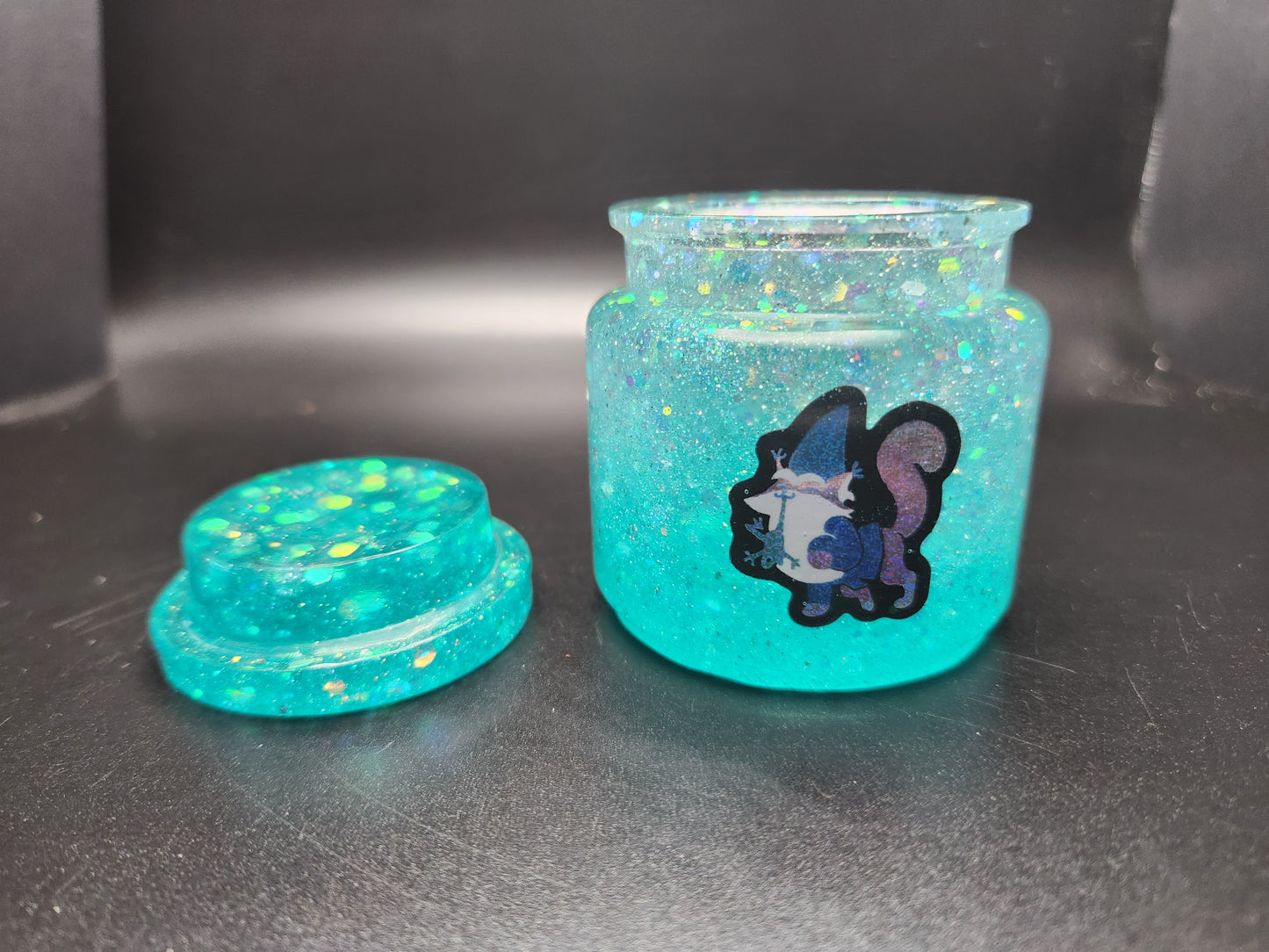 Mr. Meagle "Frog Finder" Resin Cork-Top Jars