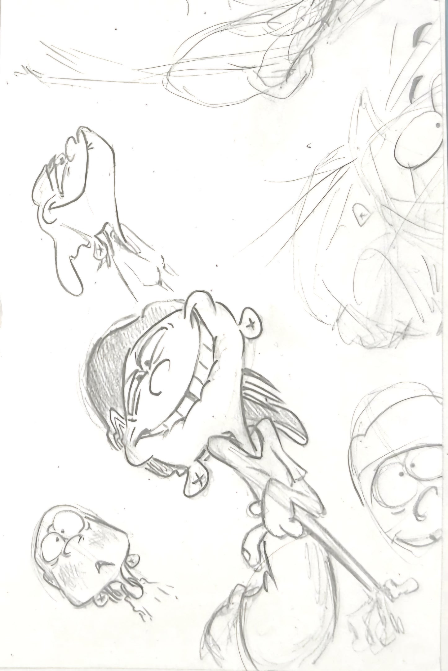 EEnE "Punch Drunk Dee" Graphitr Drawing