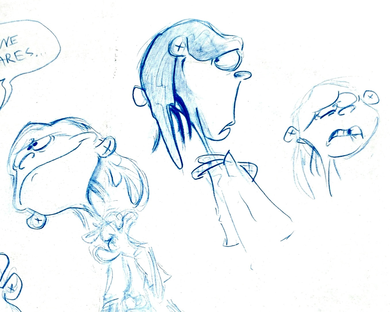 EEnE "Careless" Double Dee sketch page by Raven Molisee