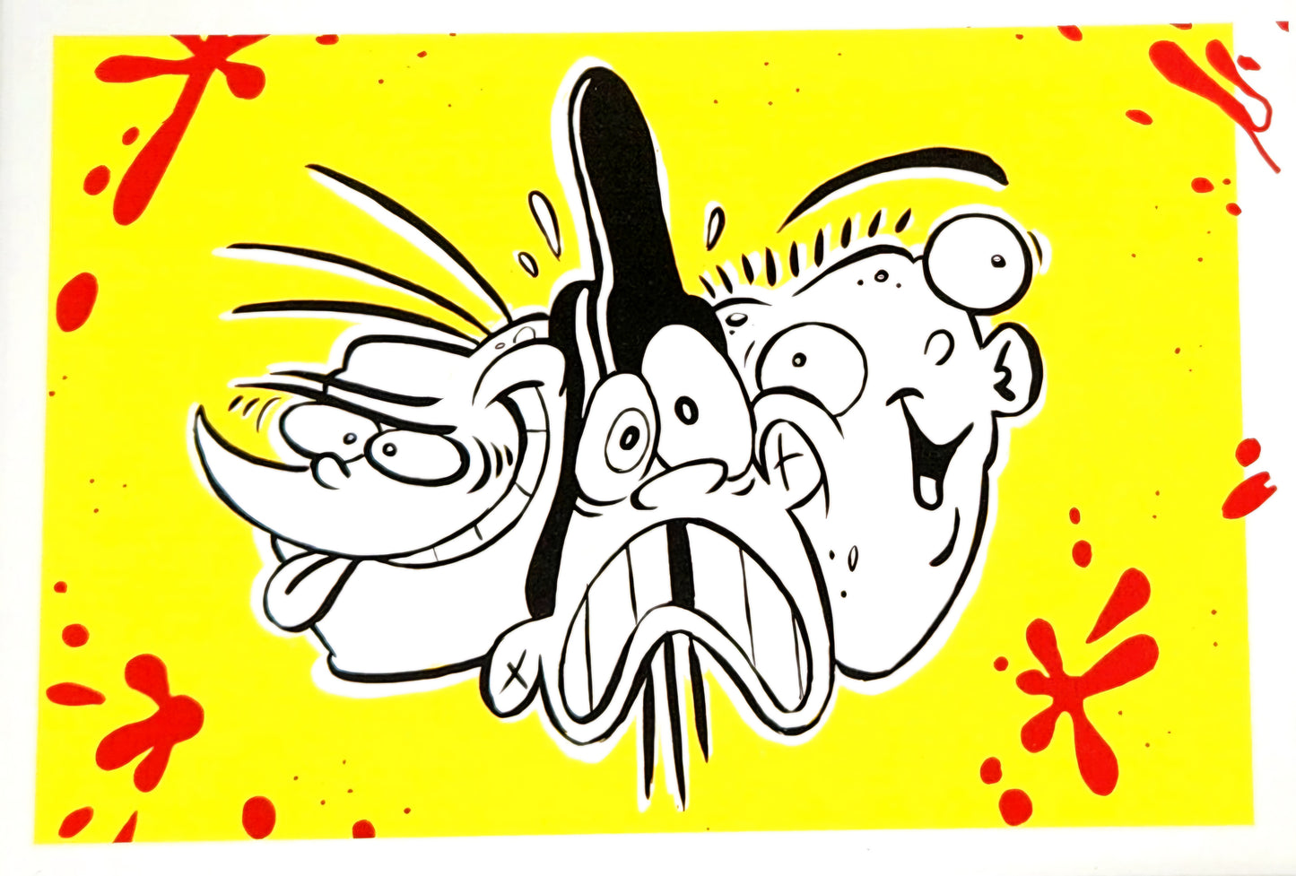 EEnE "Squished Eds" 5 x 7 Watercolor Paper Print