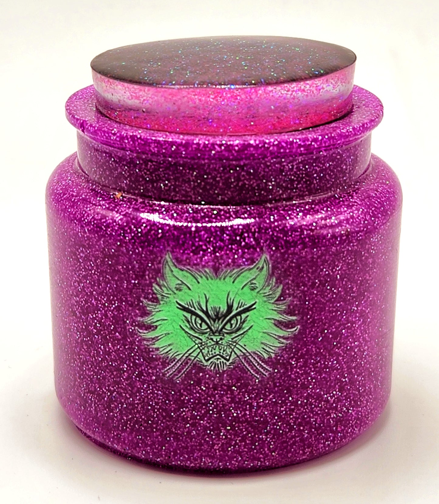 Made-To-Order 😈 Glow-In-The-Dark "Devil Cat" Jar
