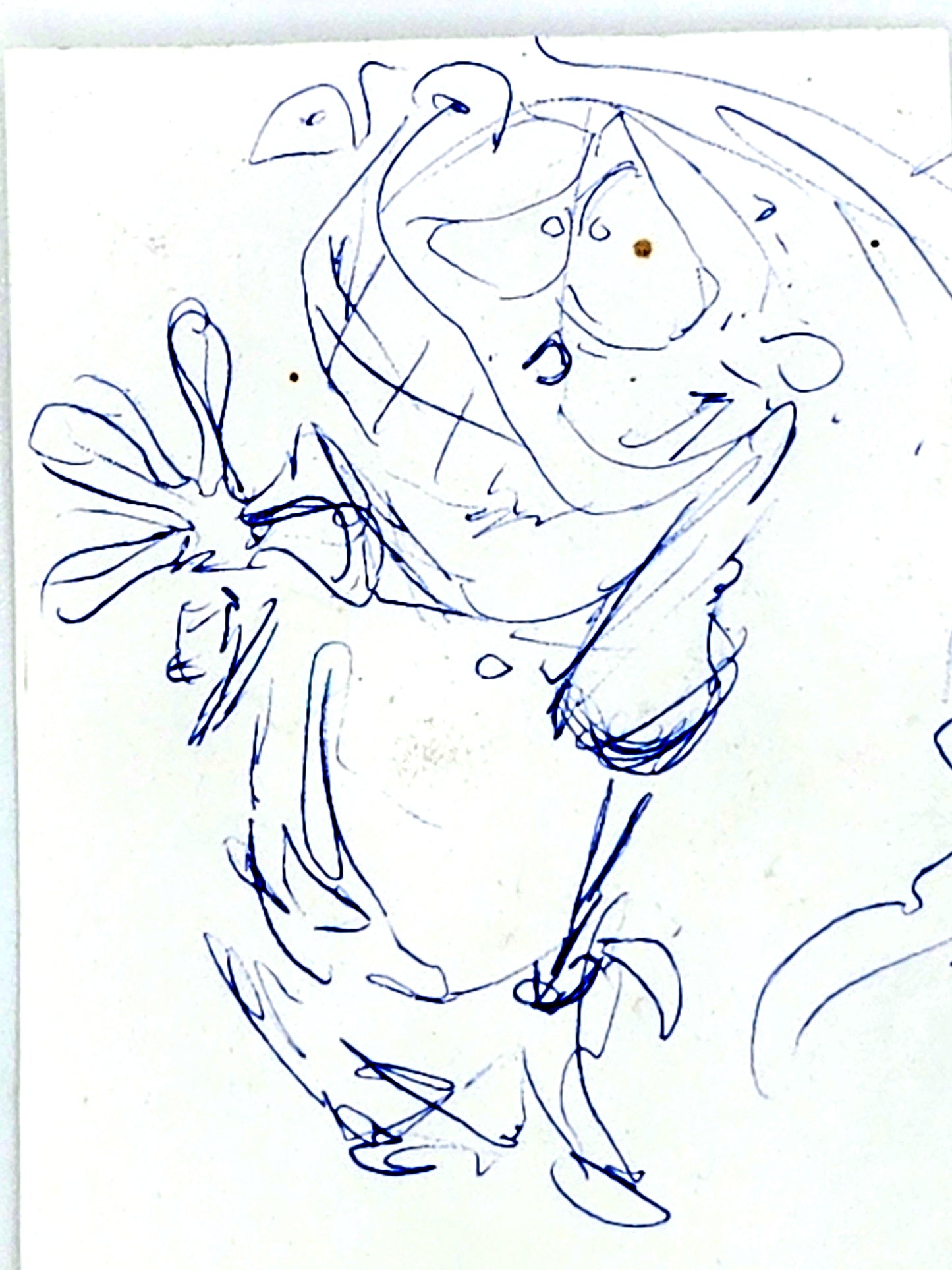 EEnE "Little Bitty Eddy" pen drawing