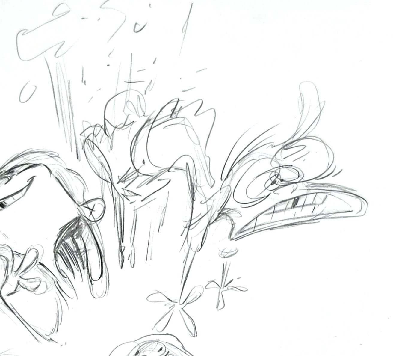 *reserved* Eene "Marilyn Mon-Ed" Pencil sketches
