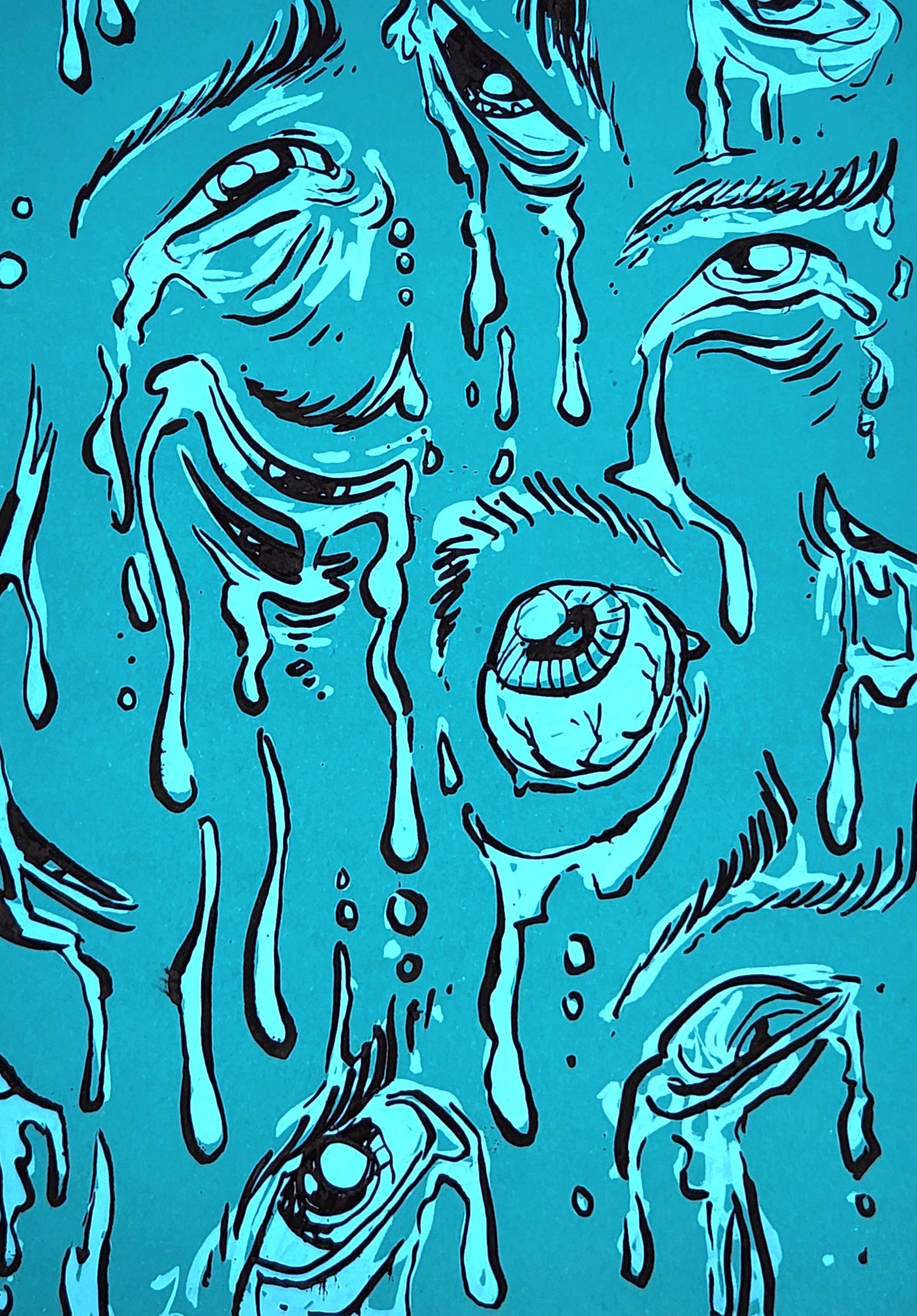 "Waterworks" Painting by Raven Molisee