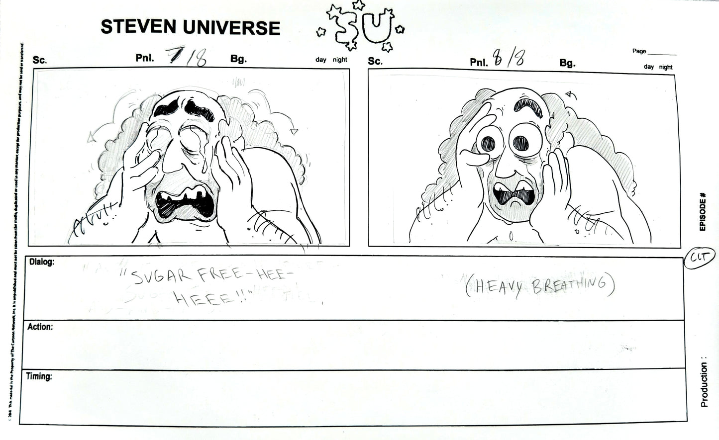SU "Sugar Free!" Original Storyboard