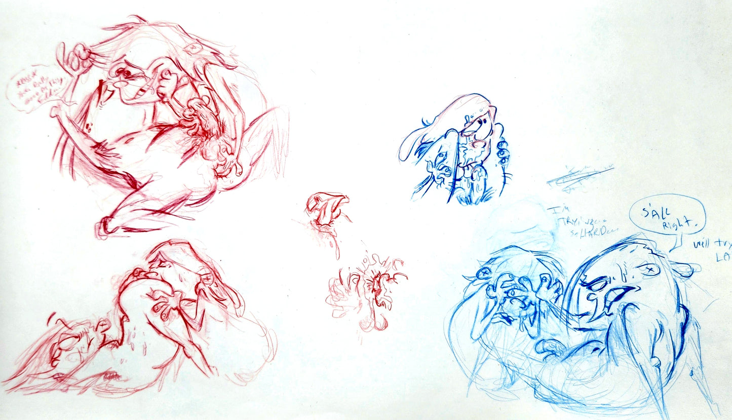 *MATURE* E&D "Tender" Sketch Page