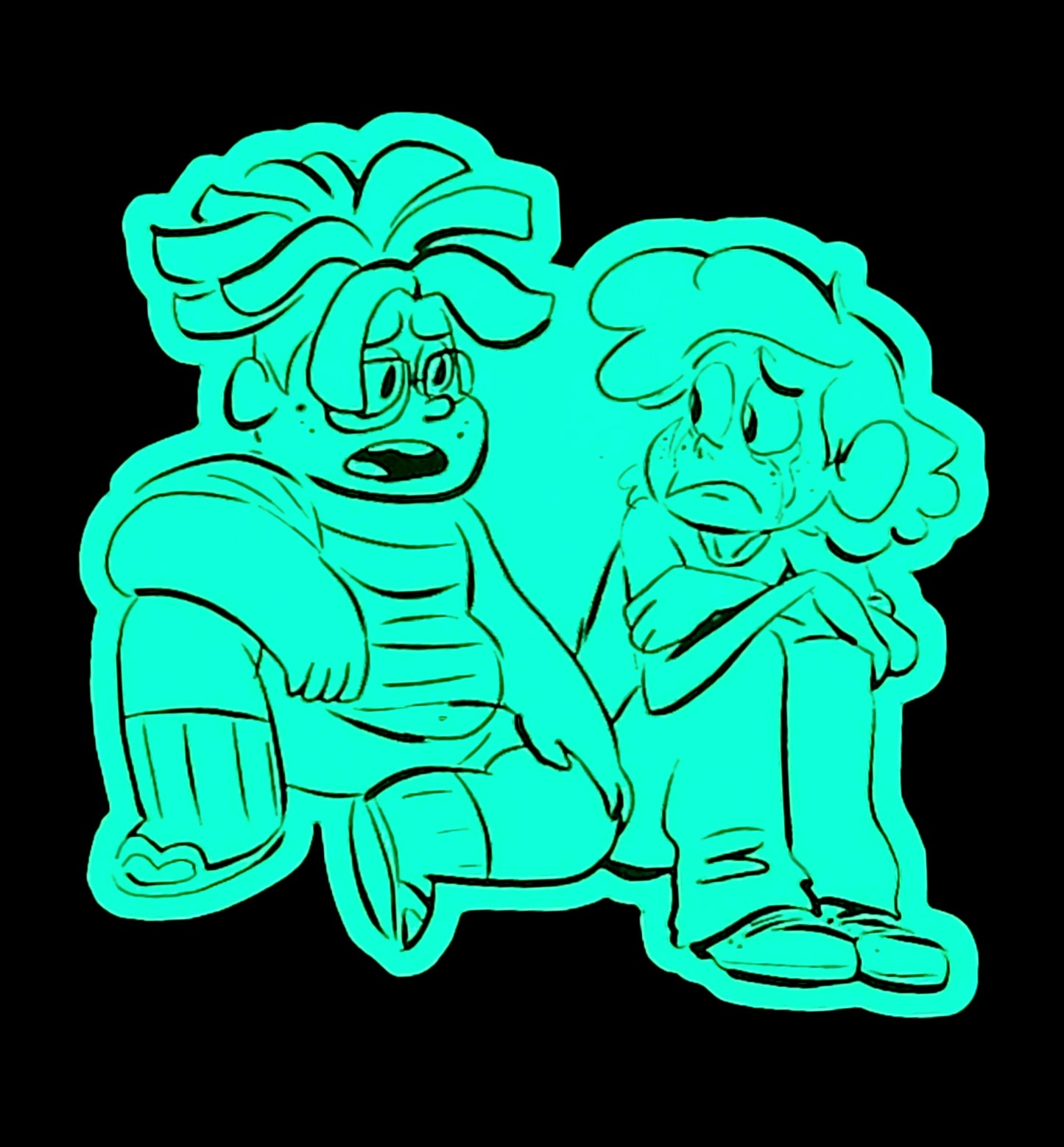 SU "Ghost Boys" Glow-In-The-Dark Sticker