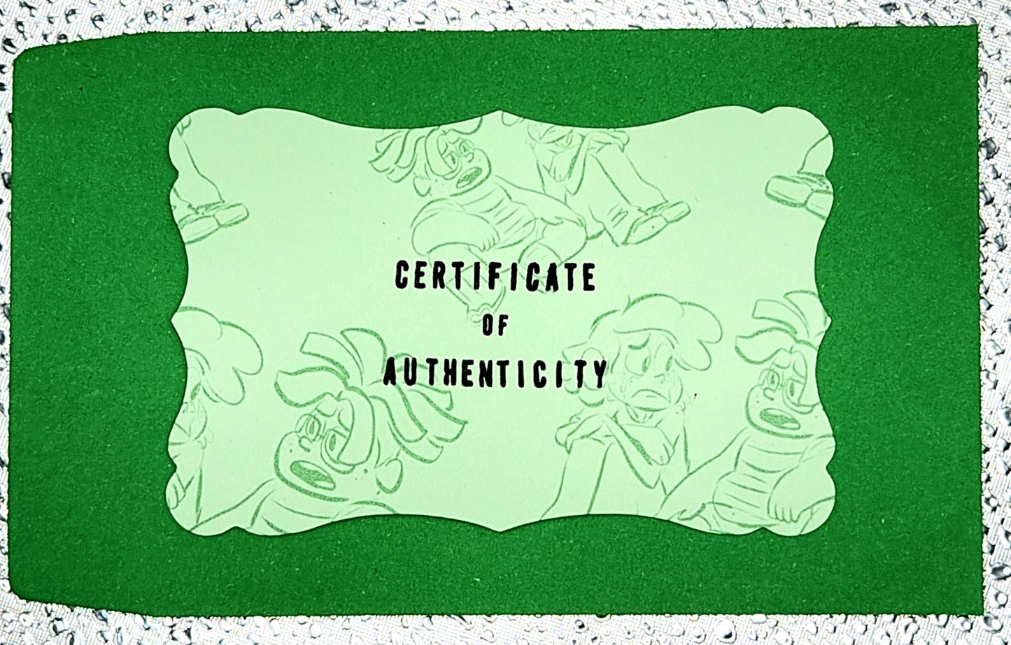SU "Ghost Boys" Hand-Painted Print w/Certificate of Authenticity - Green