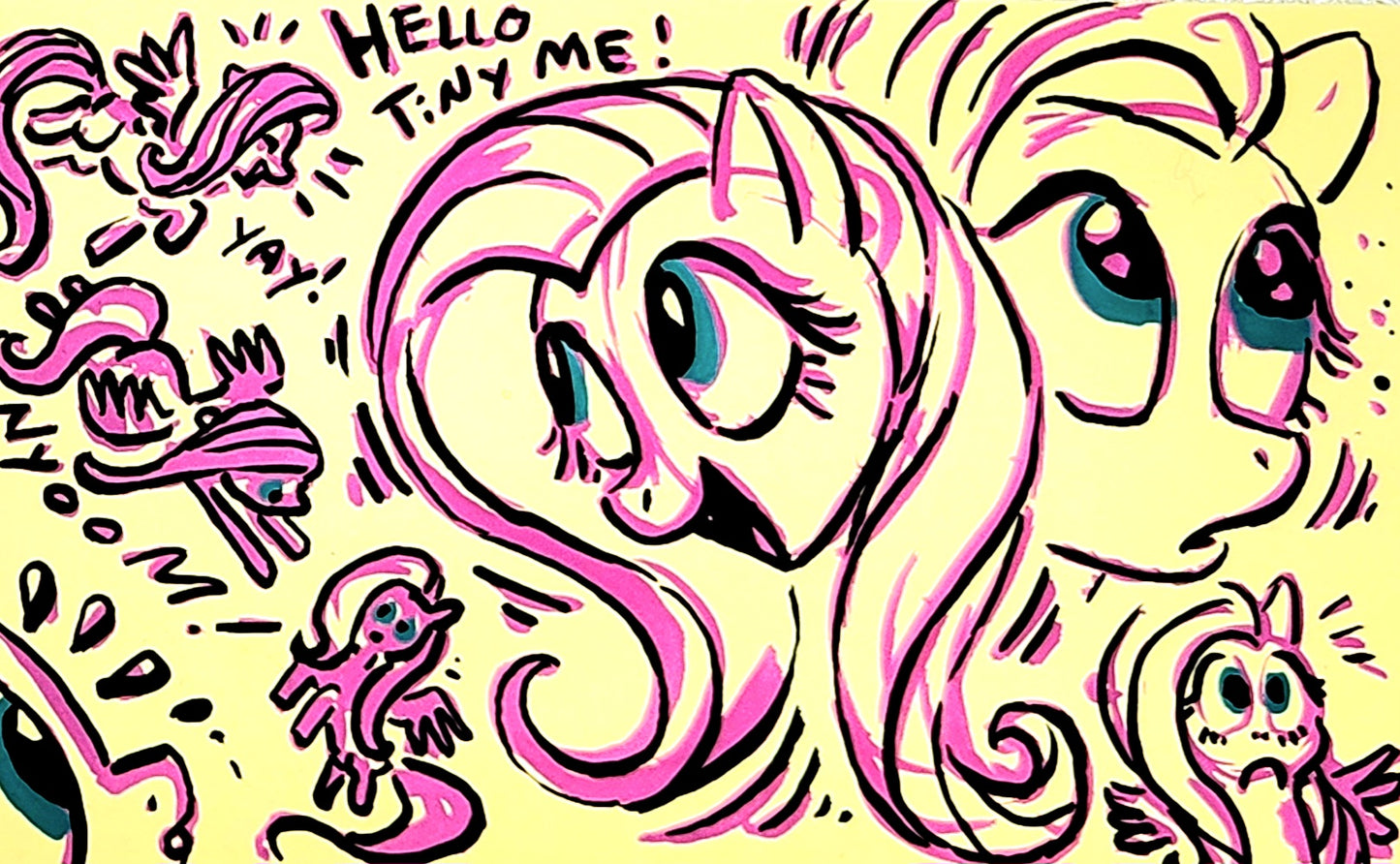 STICKY NOTES: "Fluttershy" of My Little Pony Friendship Is Magic