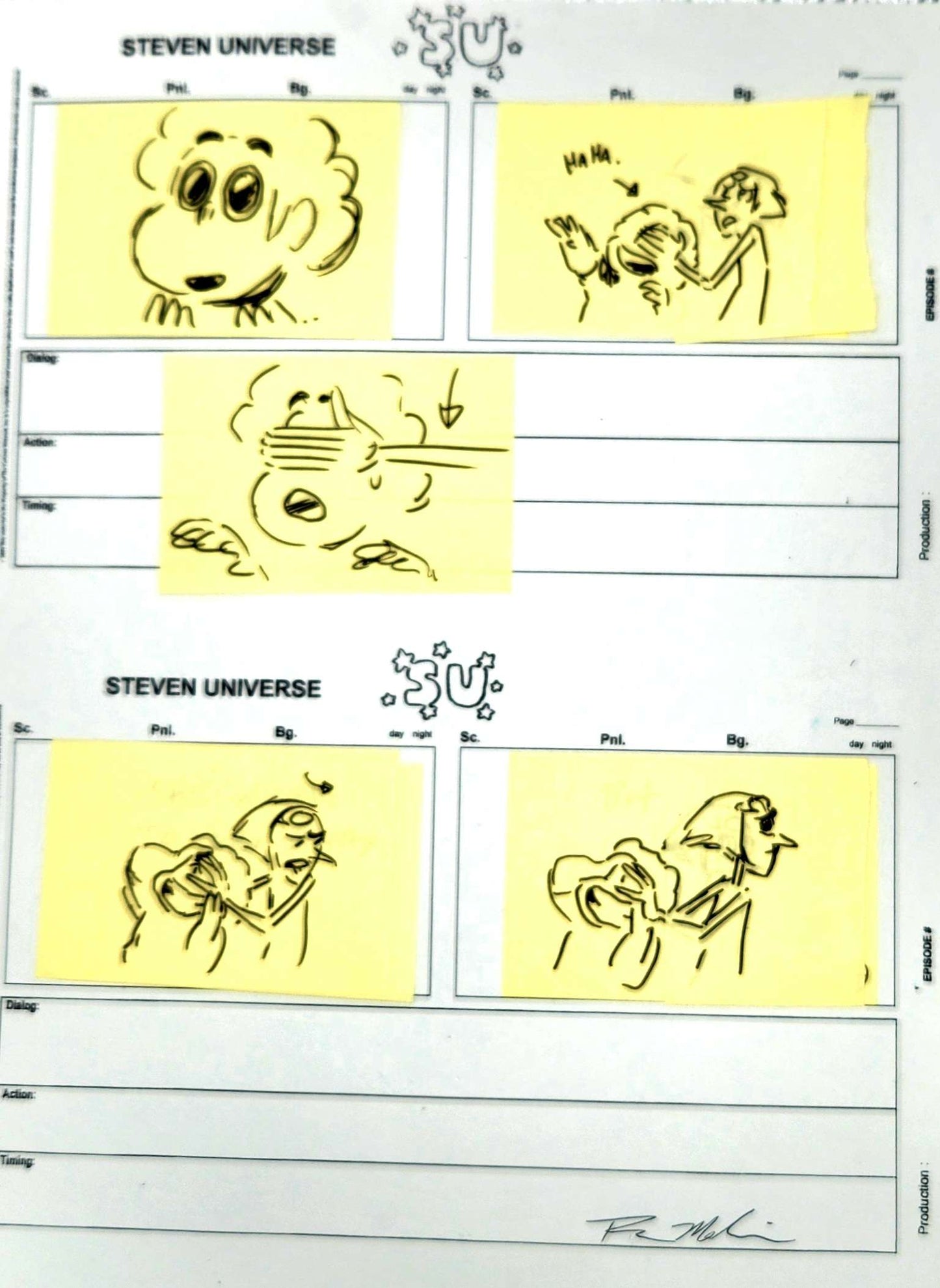 SU "Coach Steven" Thumbnail Storyboard