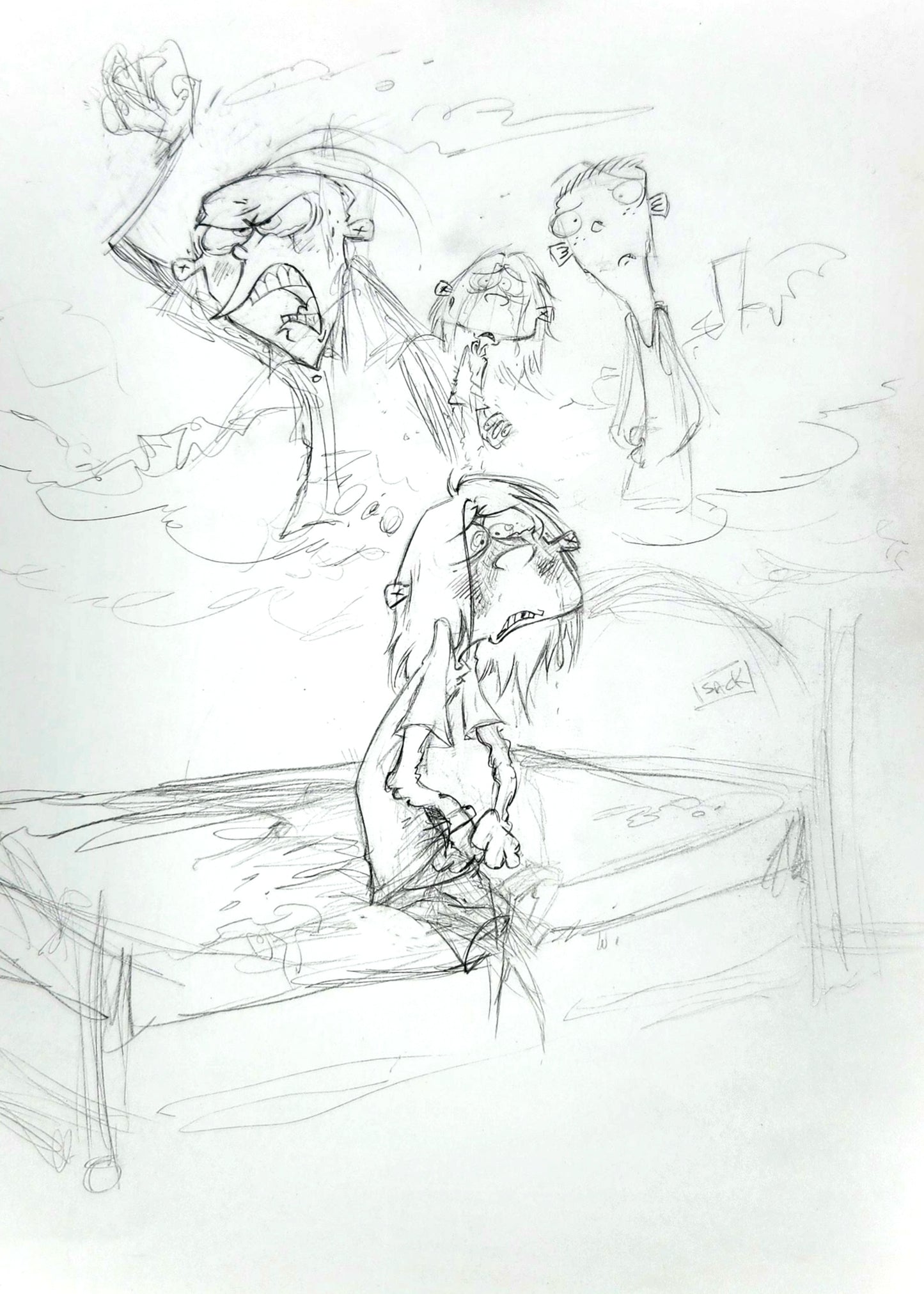 EEnE "My Beloved Peer Group" Old Eds Drawings