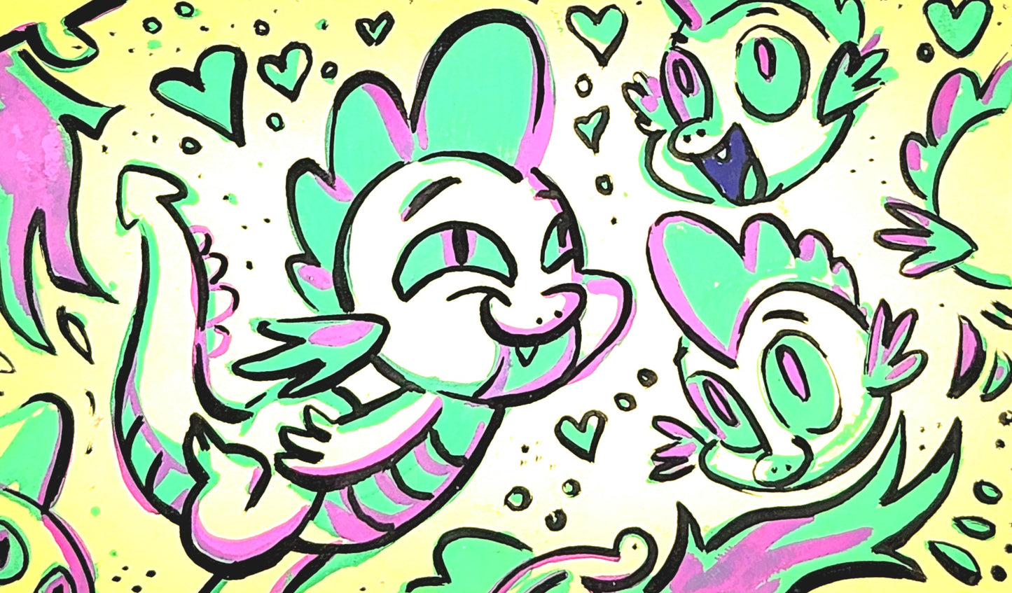 STICKY NOTES: "Spike" of My Little Pony Friendship Is Magic