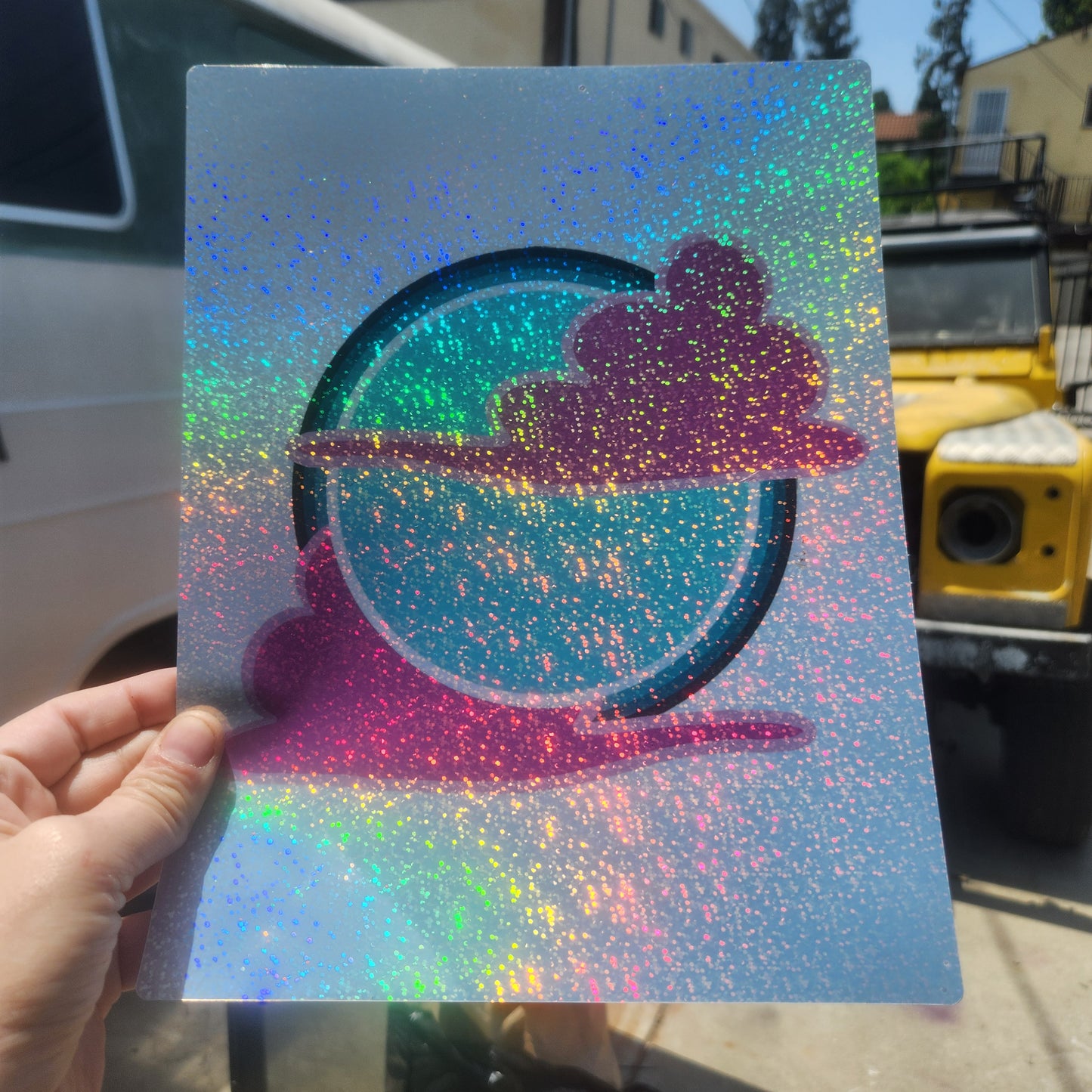 PRINTS/STICKERS: 8.5 x 11 Holo Jumbo Sticker Prints (2 for $60)
