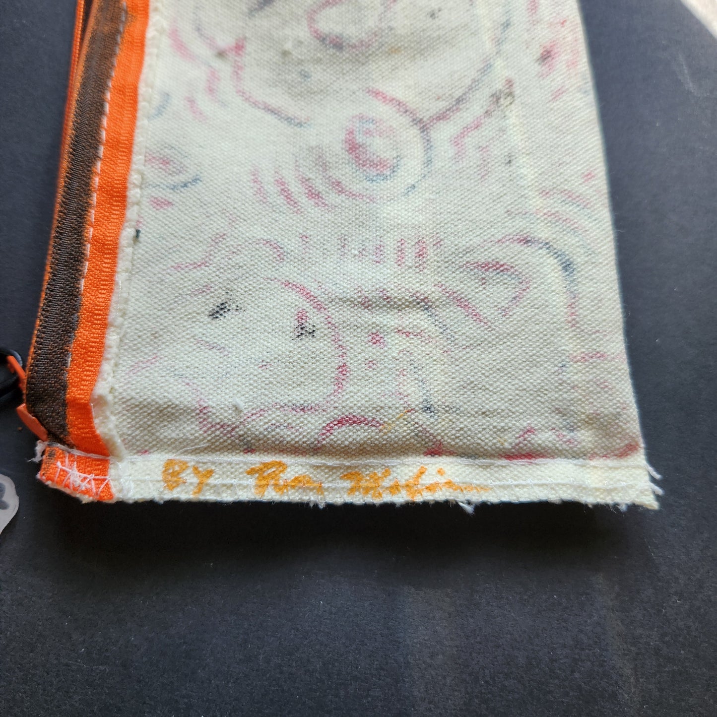 SU "Lars & Stars" Canvas Pencil Case /w Matching Removable Zipper Pull