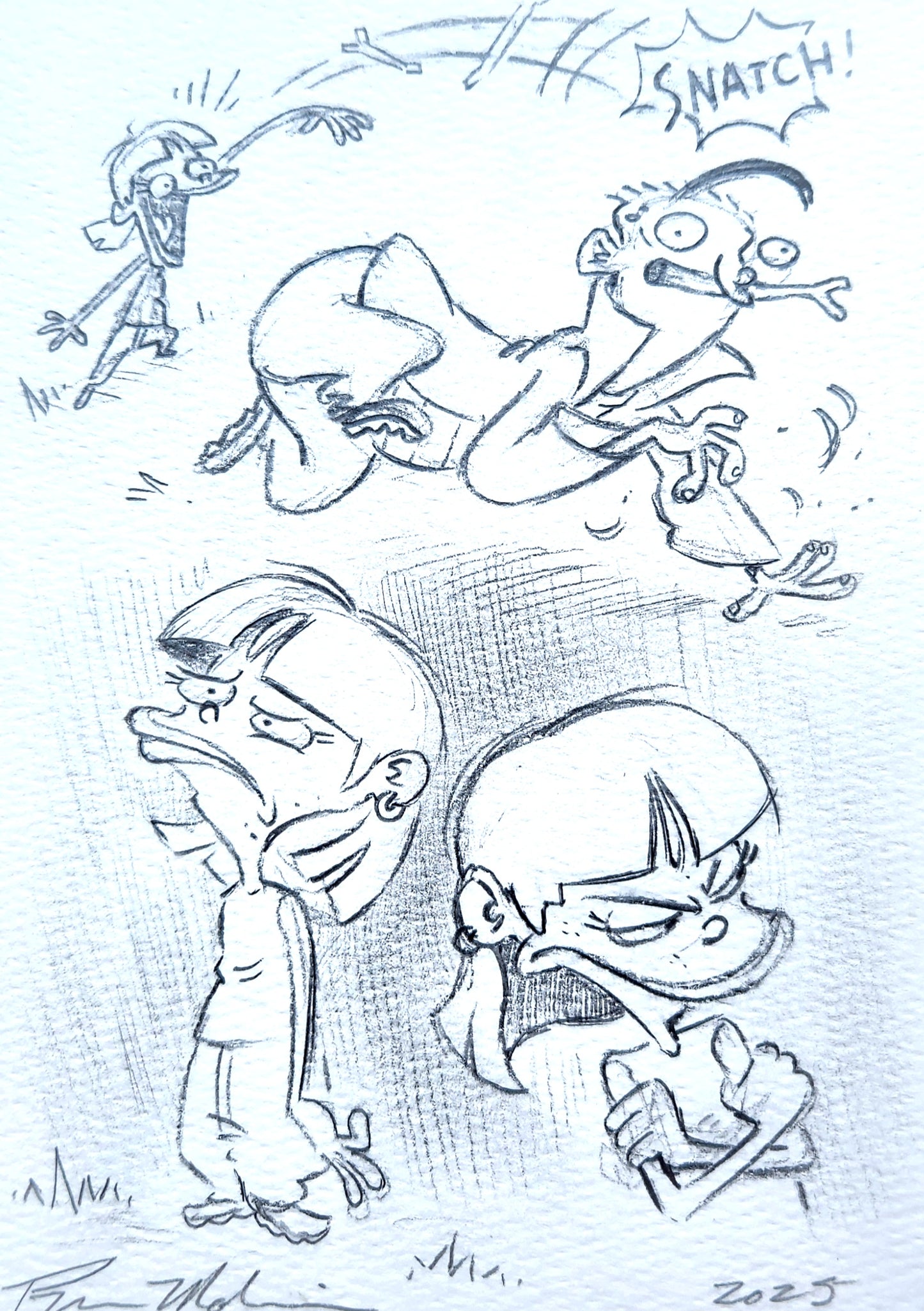 EEnE "Fetch" Sarah & Ed Sketches