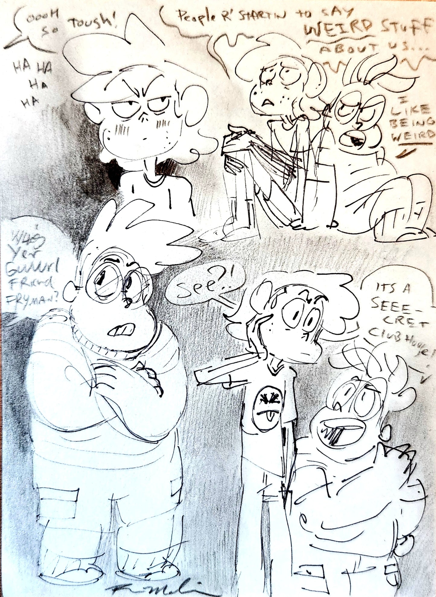 SU "Weird Kids" Young Ronny & Lars Horror Club Concepts