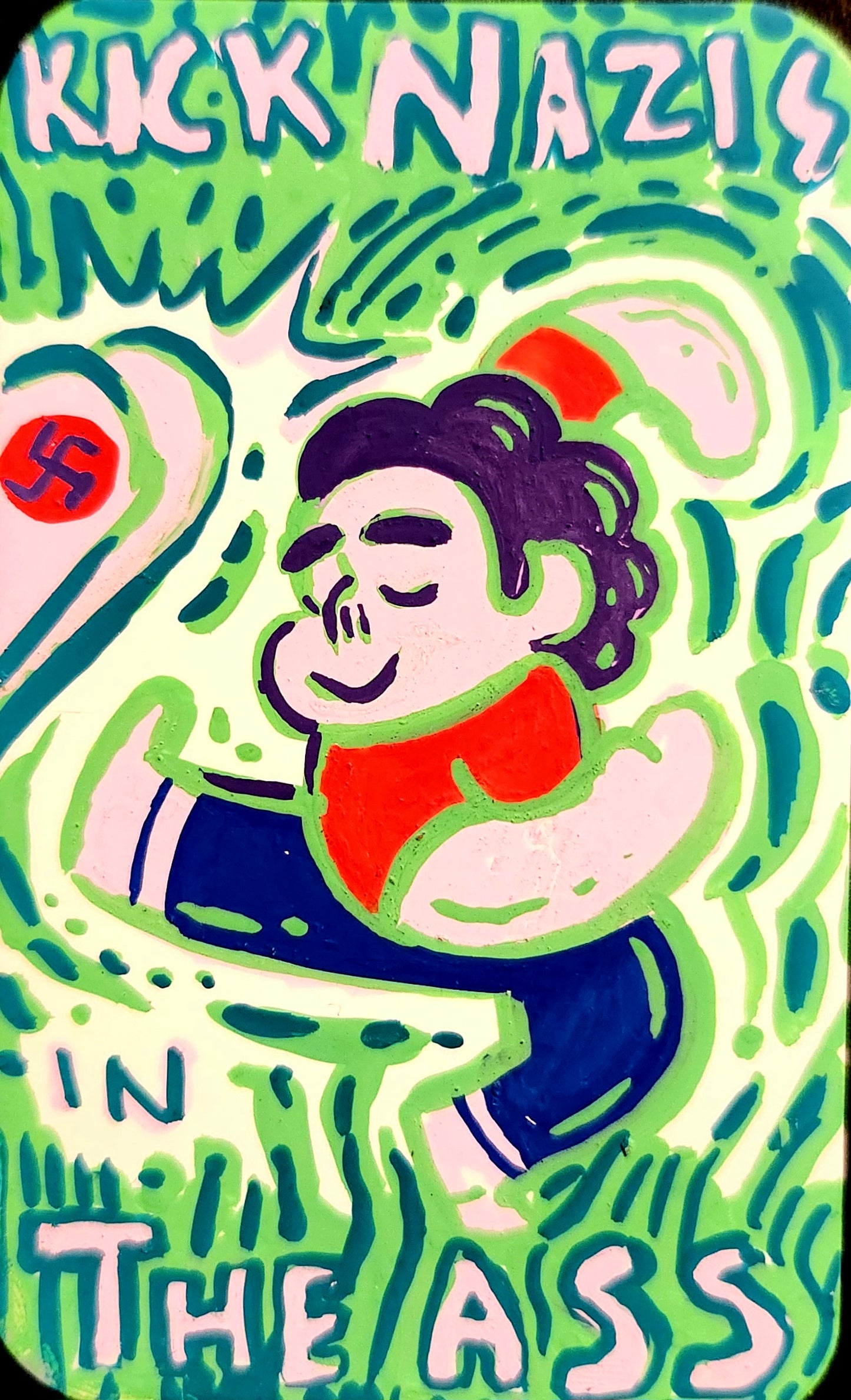 SU "Nazi Punch #4" Steven Painting