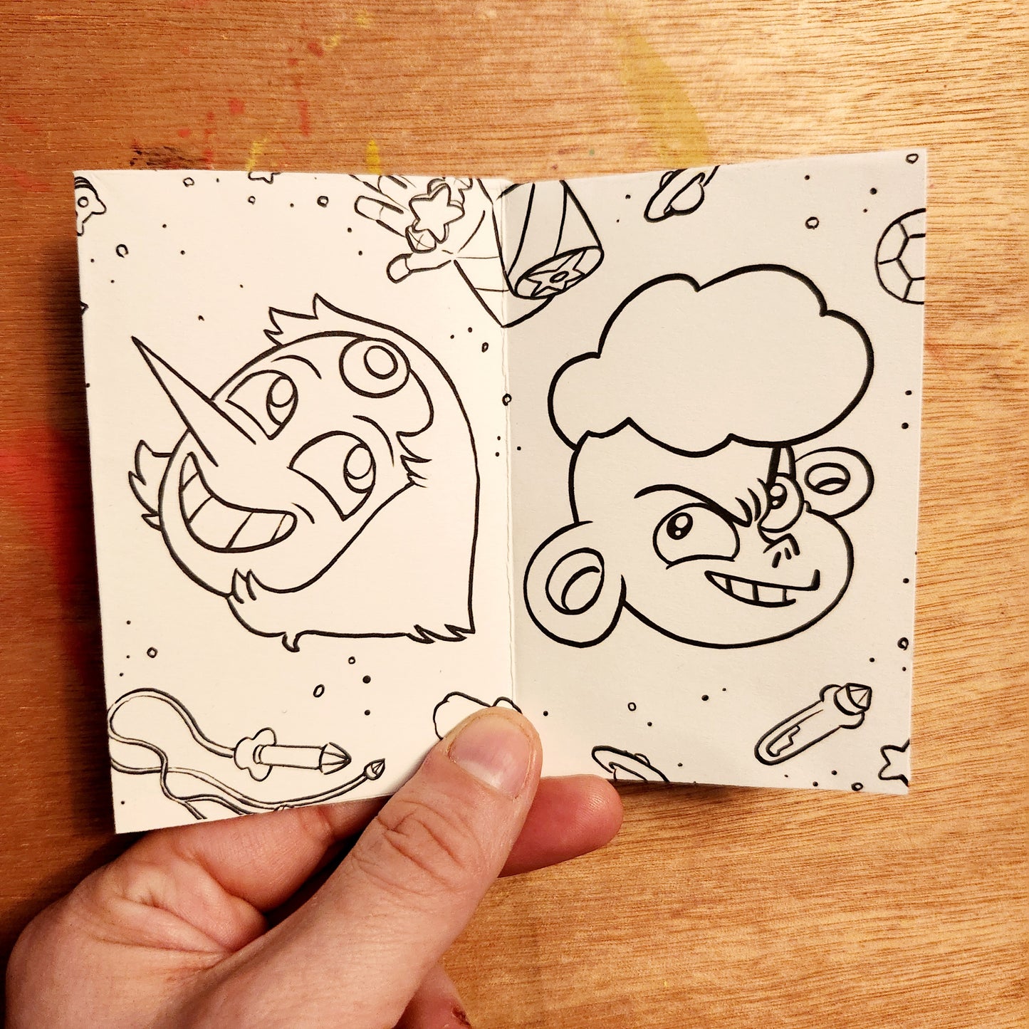 SU "Color Me Zine" Mini Zine/Coloring Book