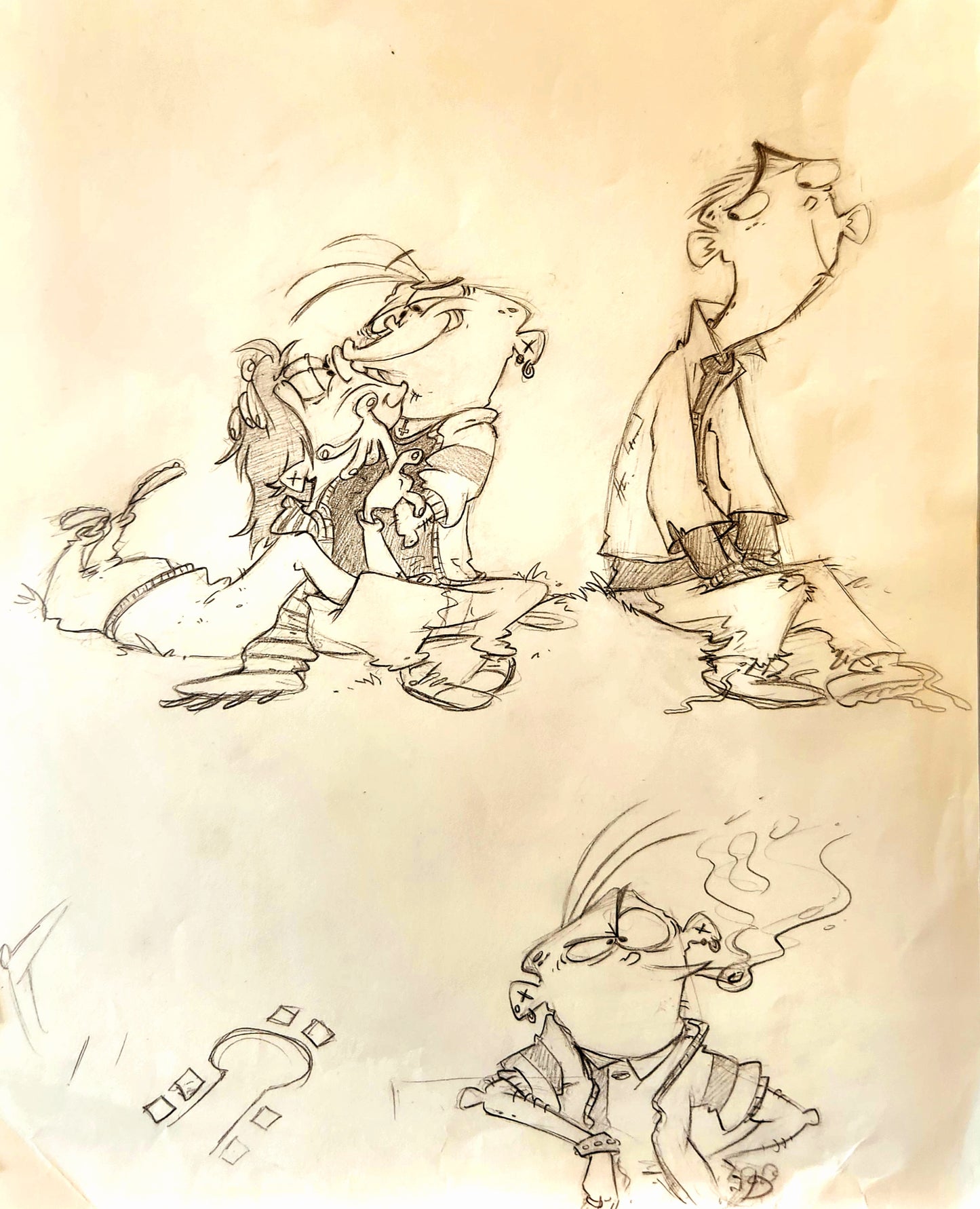 EEnE "One Is The Loneliest Number" Sketch page