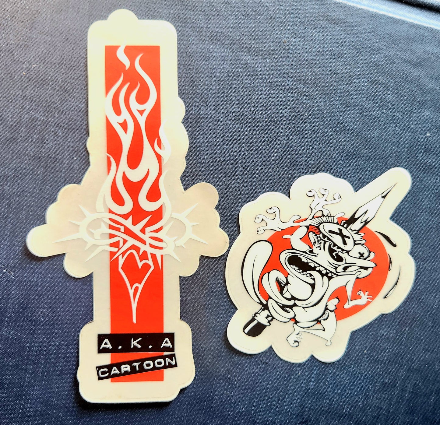 Ed Edd n Eddy **OFFICIAL** "AKA Cartoon" Vintage Vinyl Sticker SET Early 2000s