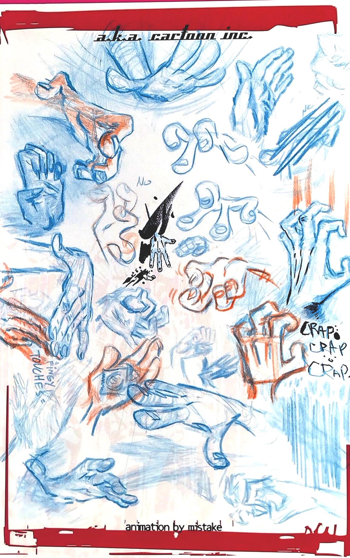 EEnE "Cartoon Hand Studies" on AKA Stationary