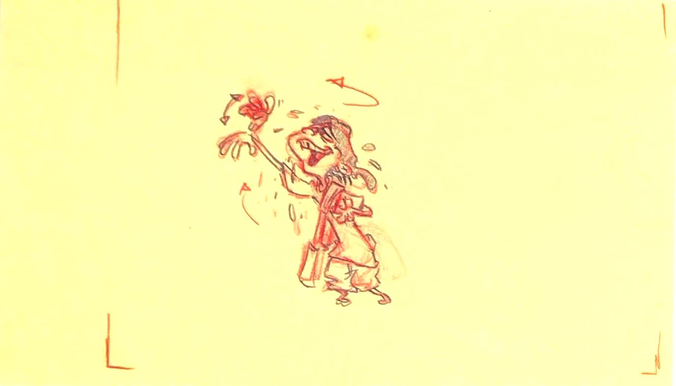 EEnE 'Playing Catch Up" Double Dee Production Drawings - Set of 3