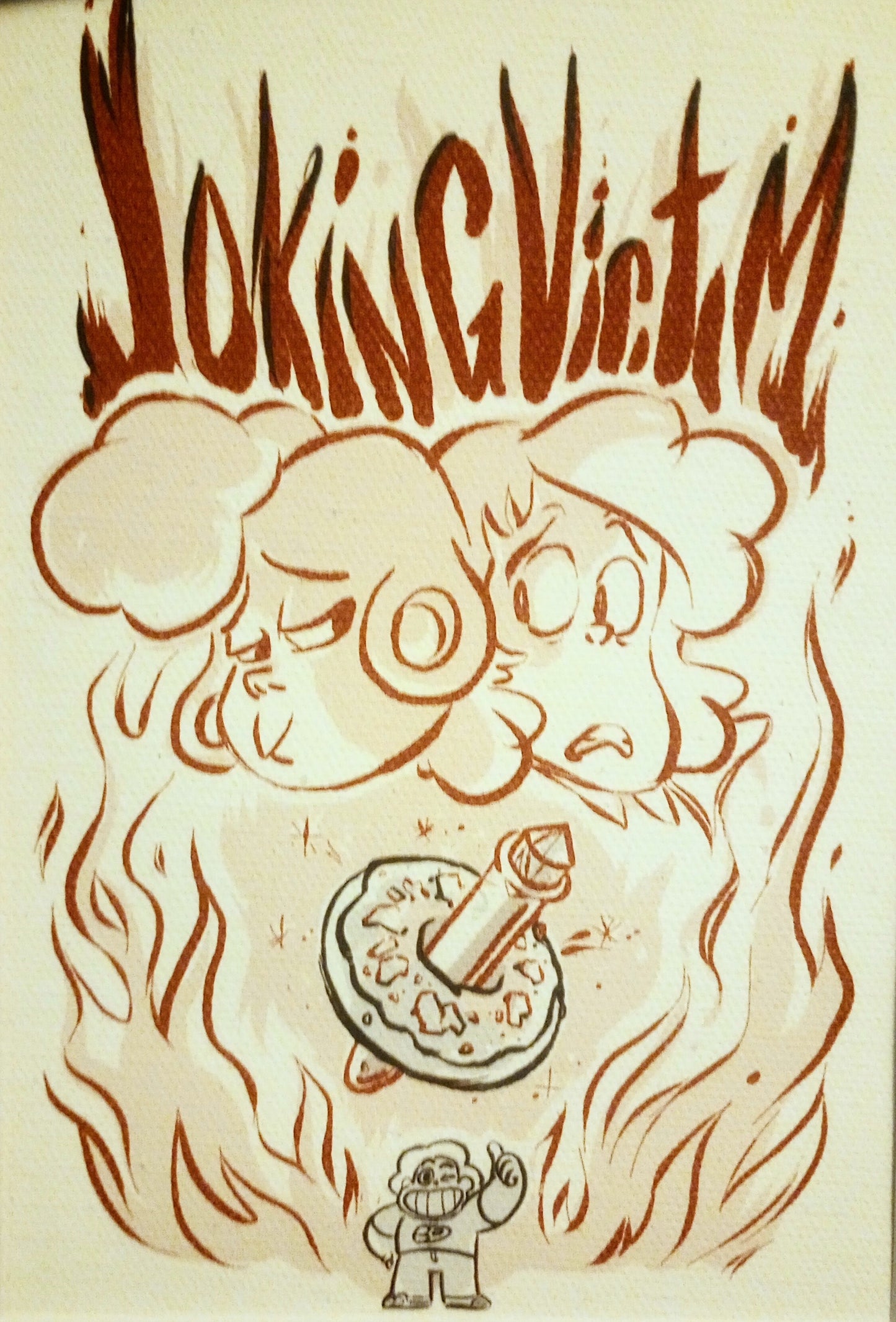 š„ SU "Joking Victim Promo" 5x7 100% Cotton Canvas Art Print - Limited Edition š„