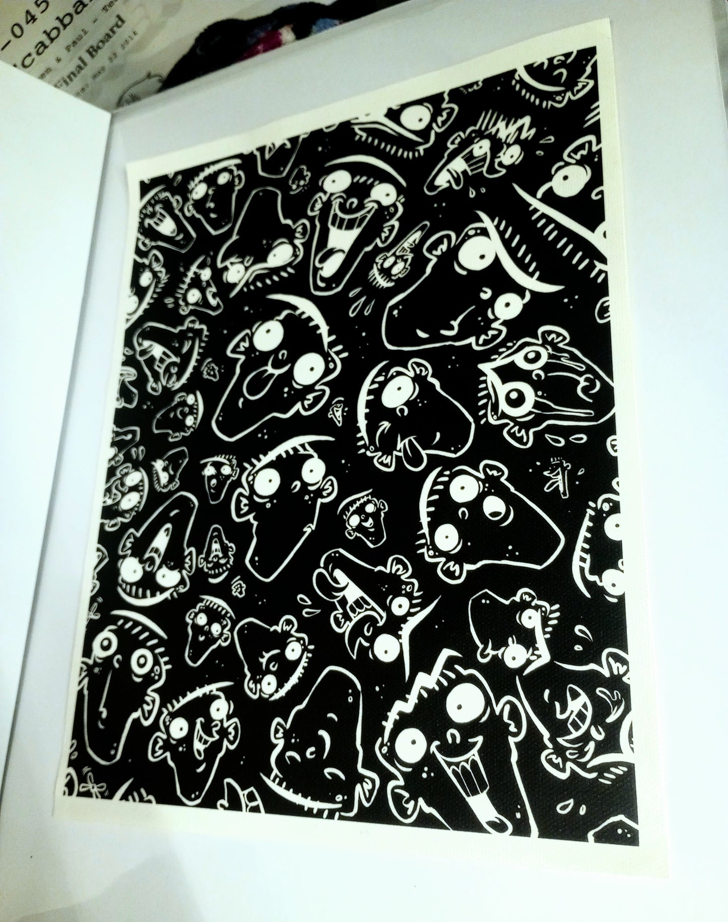 š„ EEnE "Inverted B&W Eds" 8.5x11 Canvas Prints - Limited Edition š„