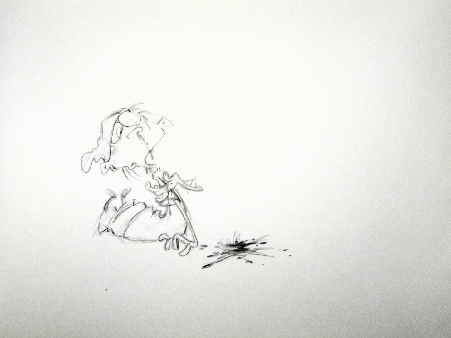 EEnE "Nose Bleed" Pencil Drawing