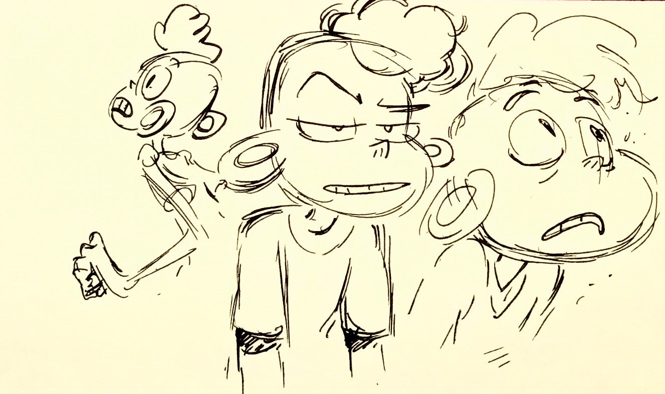 SU "Lots O Larses" Pen Drawings