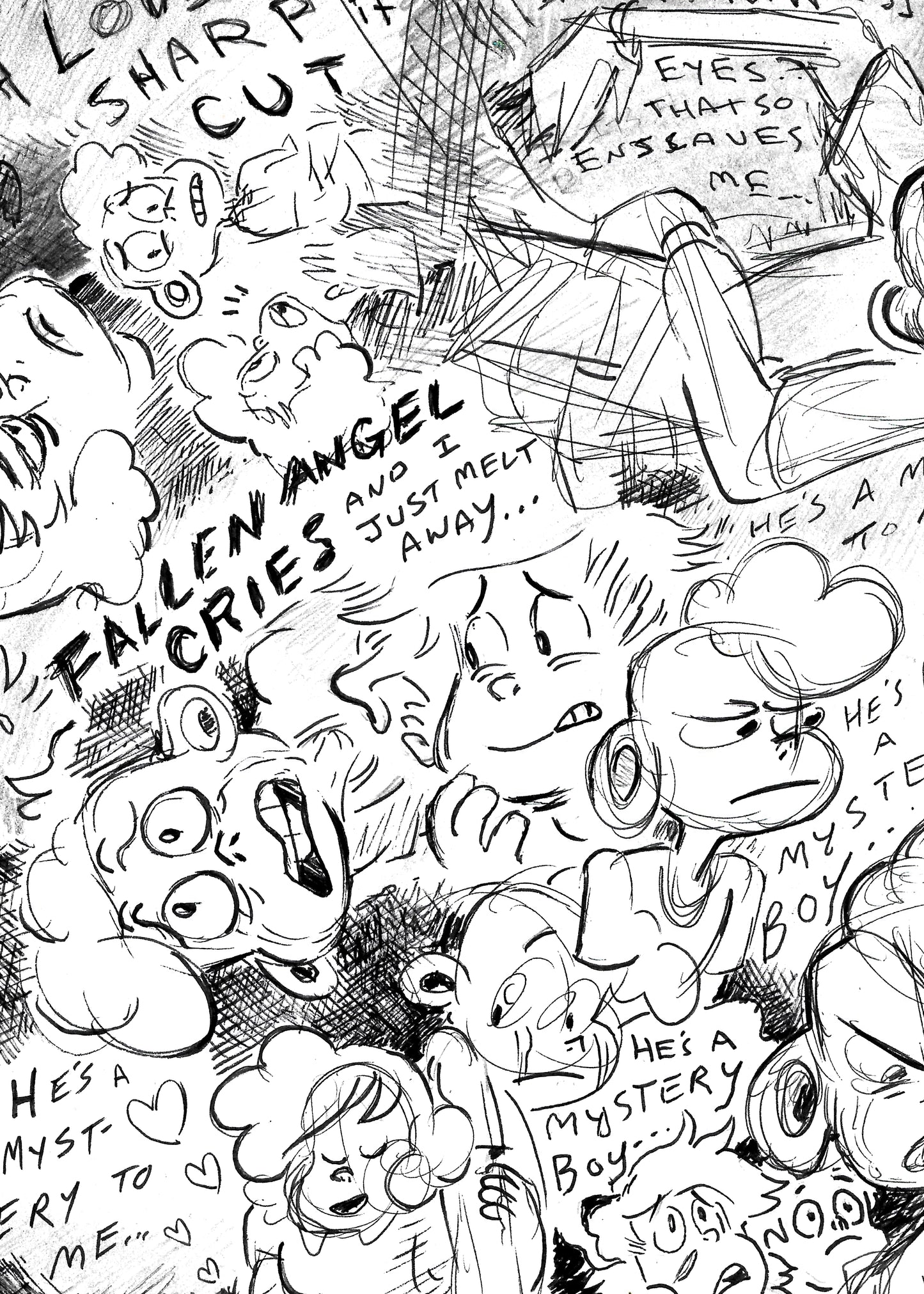 PRINTS: Steven Universe "Mystery Boy" Lars & Sadie Island Adventure Concept Art