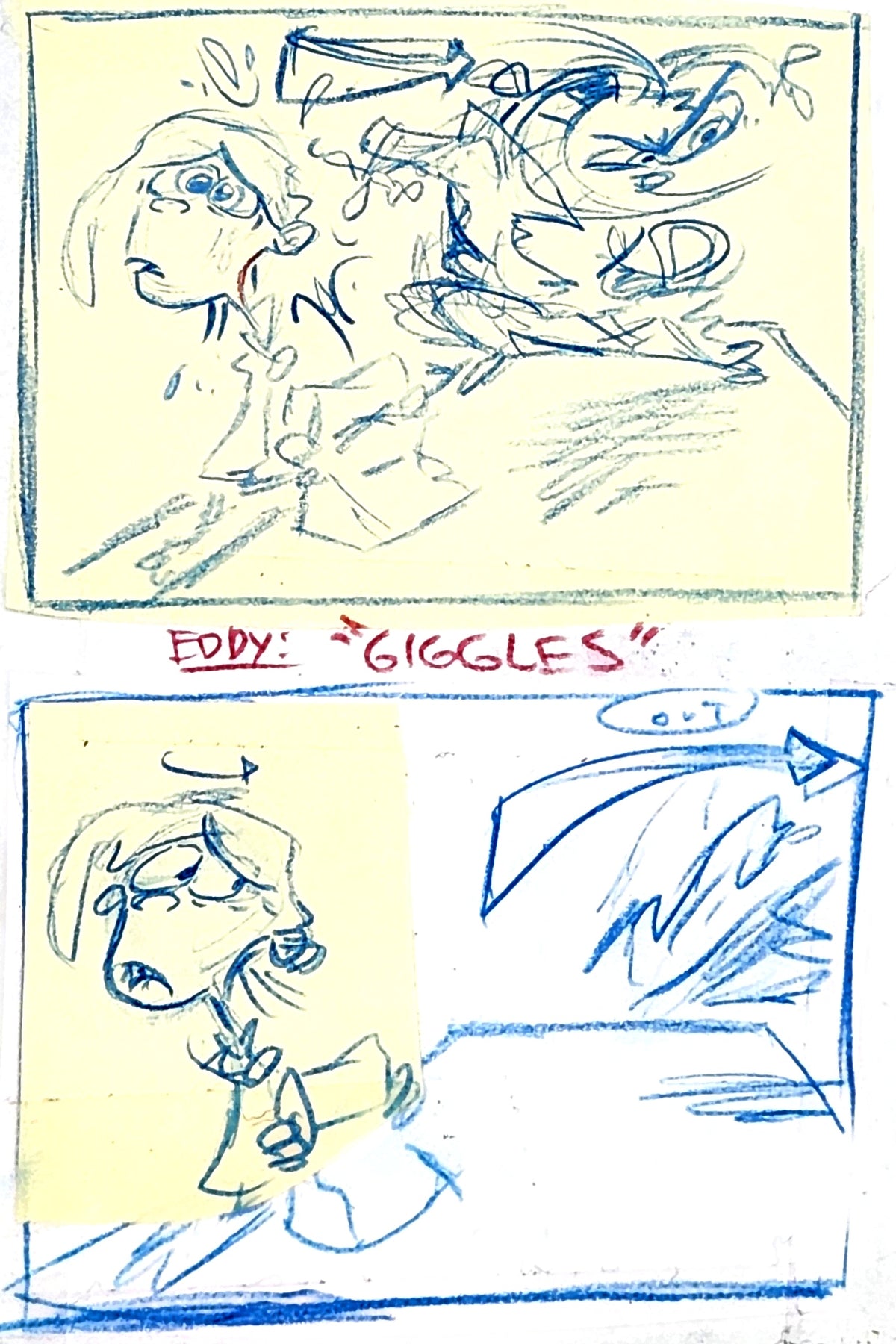 Ed Edd n Eddy: "Fistful of Ed: Cafeteria Taunts No. 2" ALT/CUT Thumbnail Panel Page by Raven Molisee