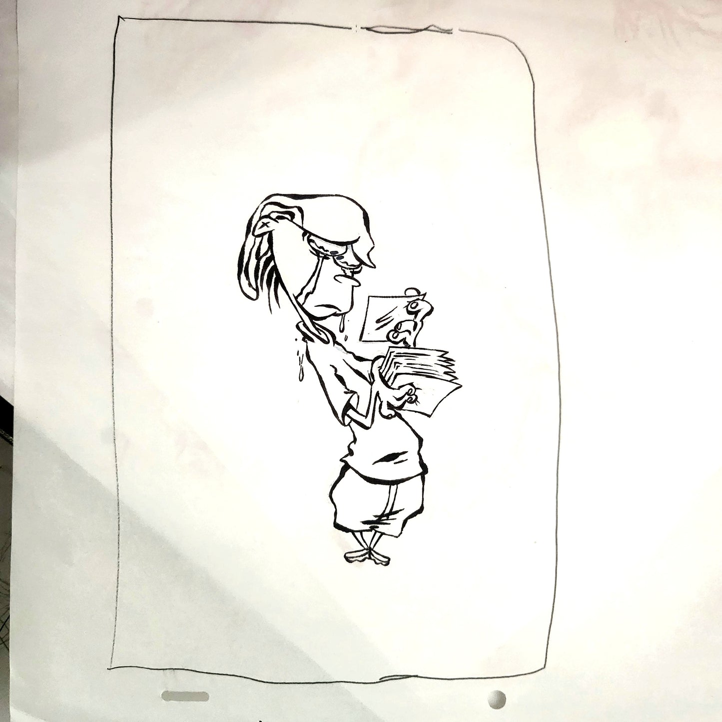 Ed Edd n Eddy "You Come Around" 2-Page Set Roughs/Inks