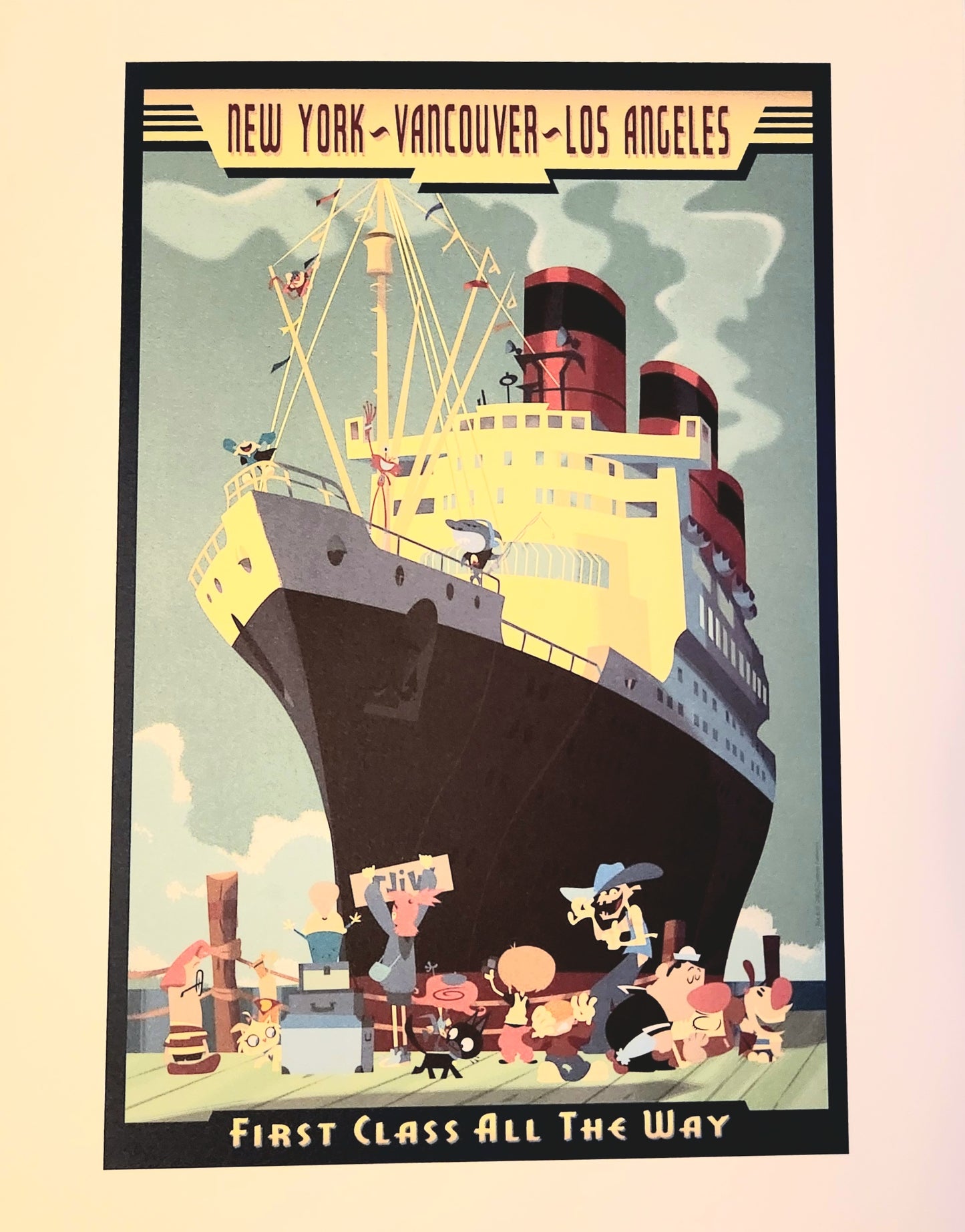 Ed Edd n Eddy: "Vancouver" Passport CN Studio Exclusive HUGE poster
