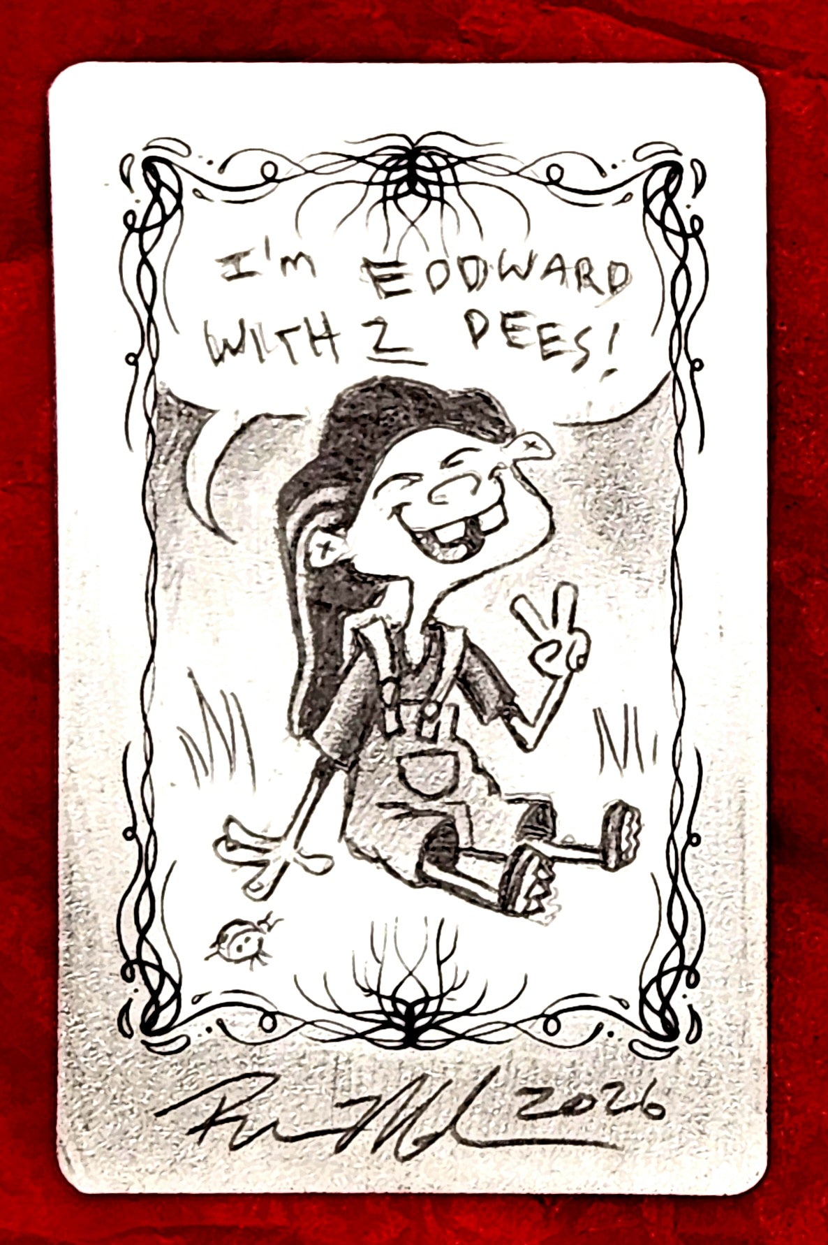 #1 Root Card: EEnE "Wee Double Dee" Baby Eds Drawing