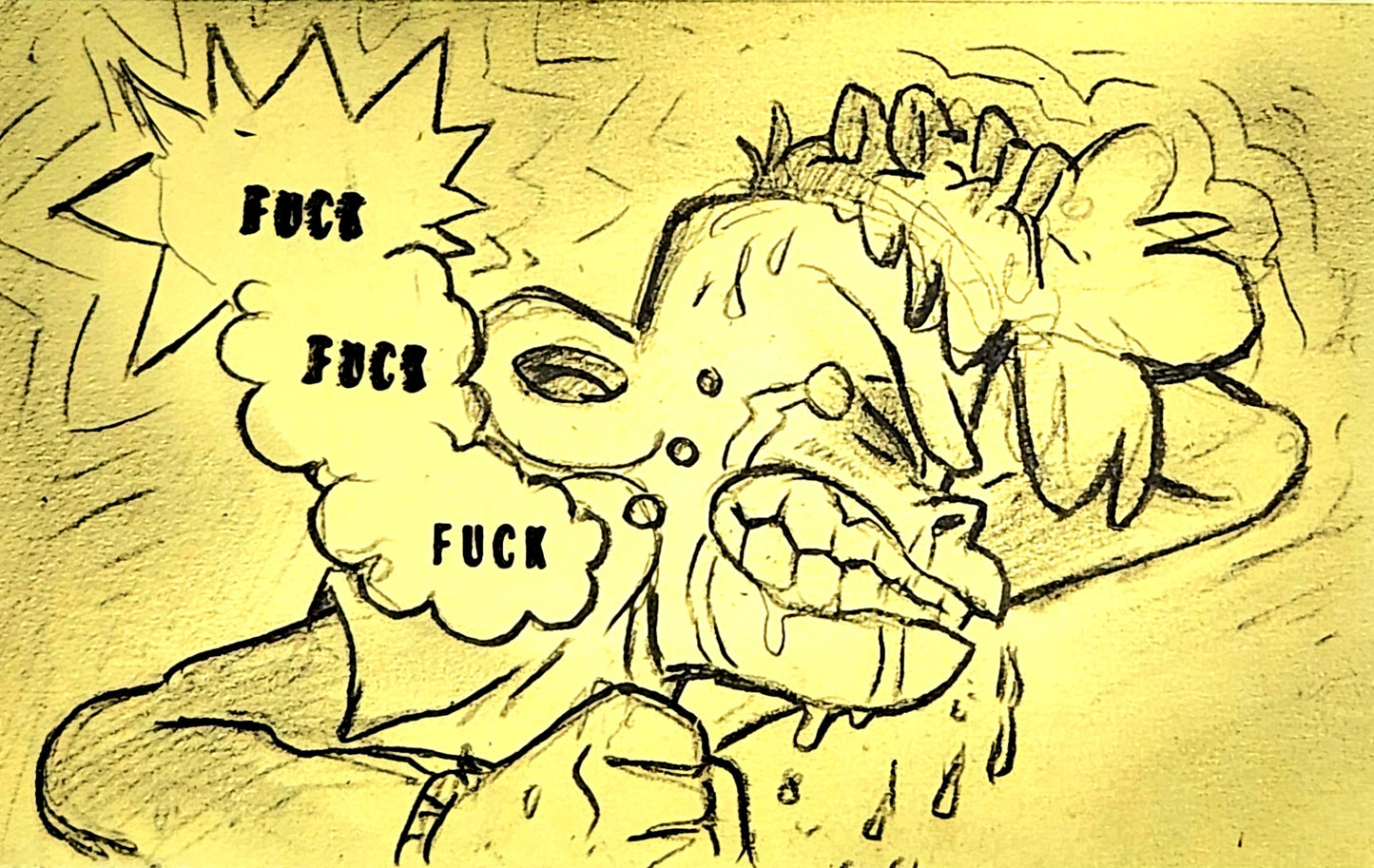 $50 / $65 - Emergency Commission Slots: "Fuck" Expression Drawings