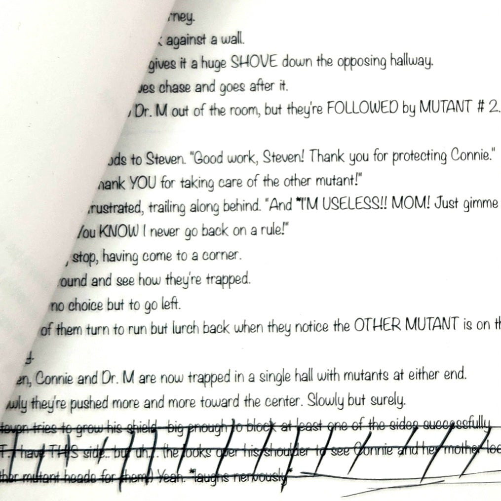 SU Nightmare Hospital: Original Production Writing (4 pages)