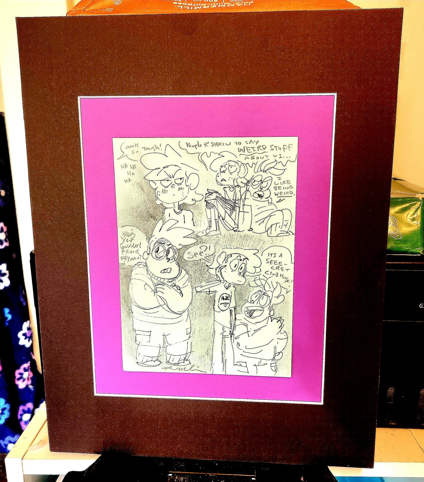 Steven Universe – Horror Club "Lonely Weirdos" Production Drawing (Lars & Ronaldo, 2014)