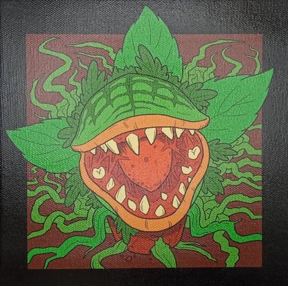 Paul Villeco "Audrey II" Little Shop Of Horrors - 100% Cotton Canvas Prints