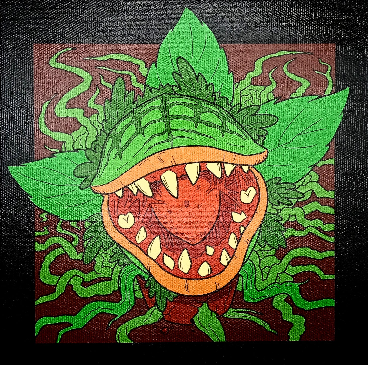 Paul Villeco "Audrey II" Little Shop Of Horrors - 100% Cotton Canvas Prints