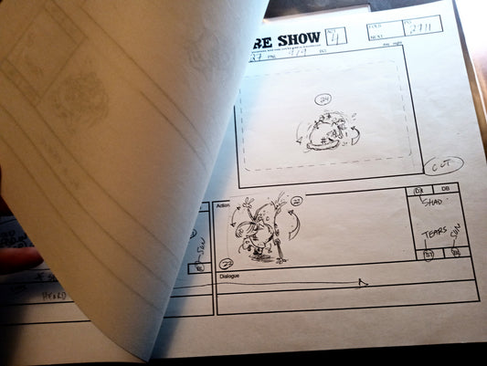 *Patreon Exclusive* EEnE "MY FAULT" Printed Storyboard Section W/Doodled Cover Page