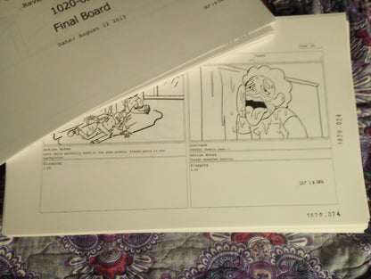 SU - FULL Signed STEVEN UNIVERSE Storyboards