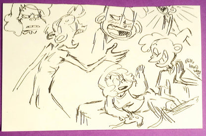 *SOLD* SU "Friends With Benefits" Concept Drawing by Raven Molisee