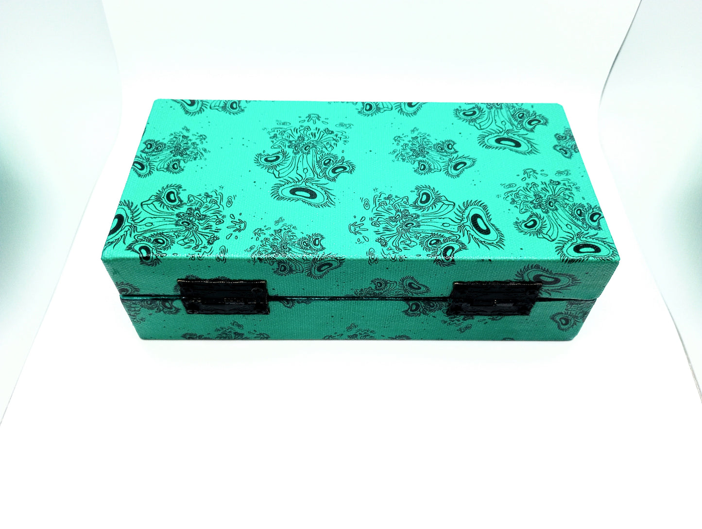 Teal "Venus Crytrap" Keepsake Box w/Lock/Key/'Certificate of Authenticity' (Copy)