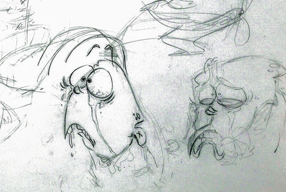 EEnE "Whistling While You Grieve" Sketchbook Drawing page by Raven Molisee
